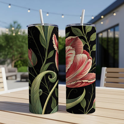 Elegant Botanical Floral Design Drinkware Tumbler