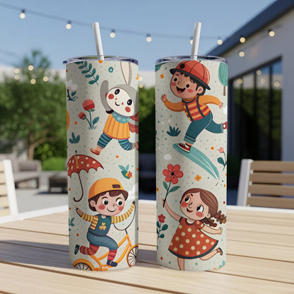 Colorful Kids Playtime Theme Tumbler