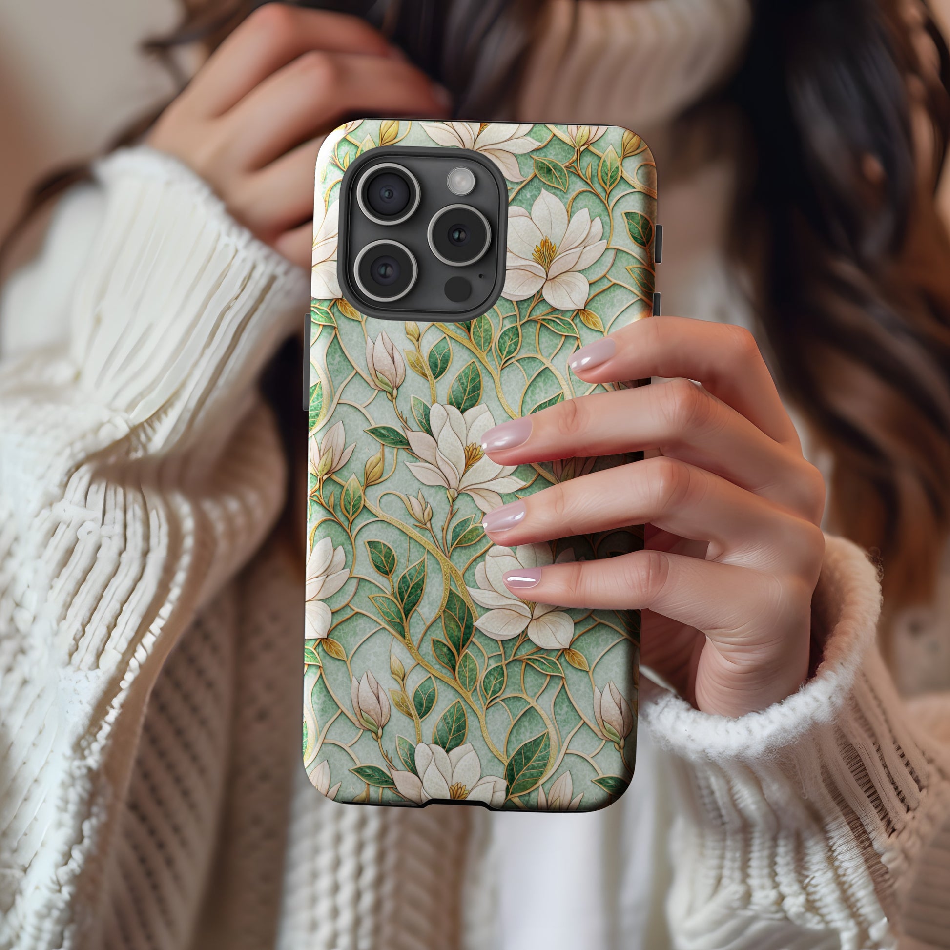 Floral Patterned Protective Case for Phones