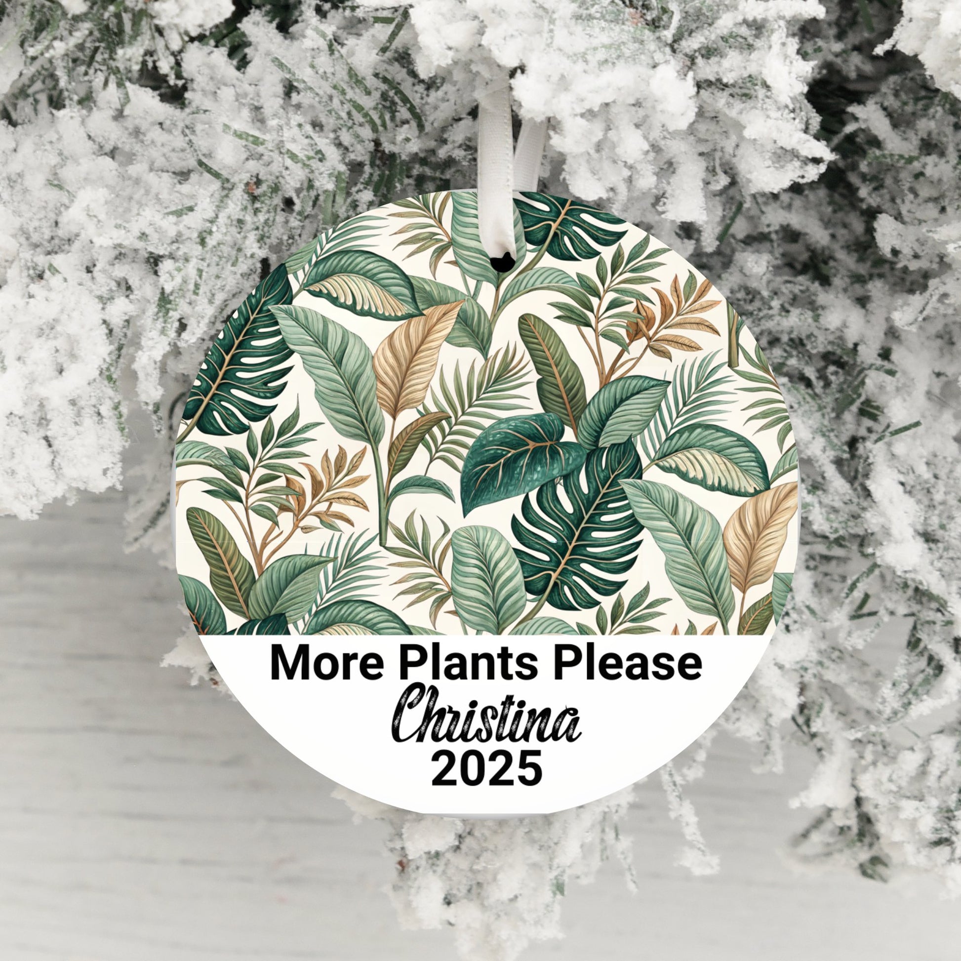 More Plants Please Christina 2025 ornament product
