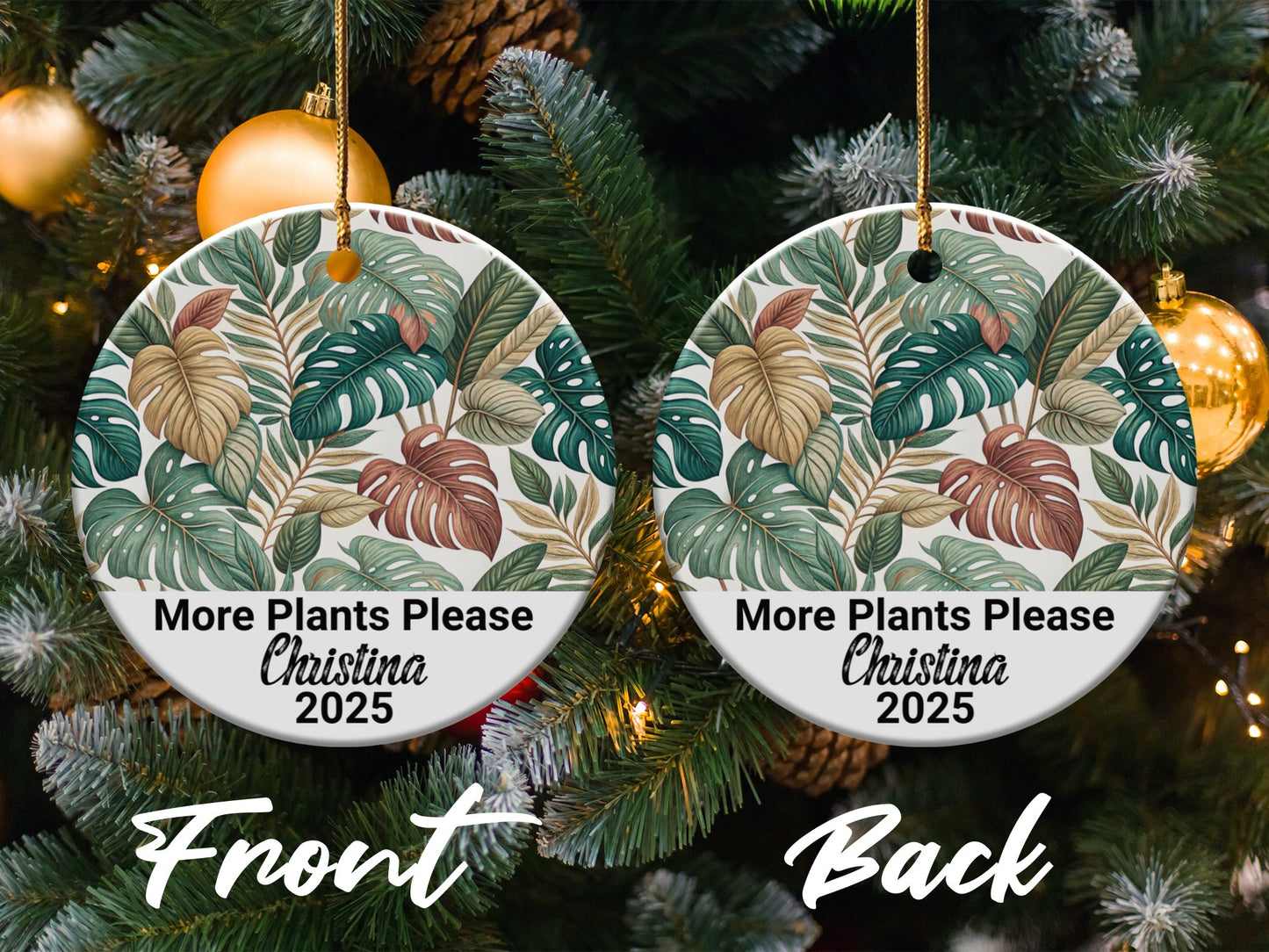 More Plants Please 2025 Christmas Ornament product