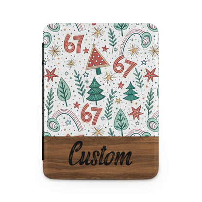 Custom Festive Holiday Design With Trees and Stars