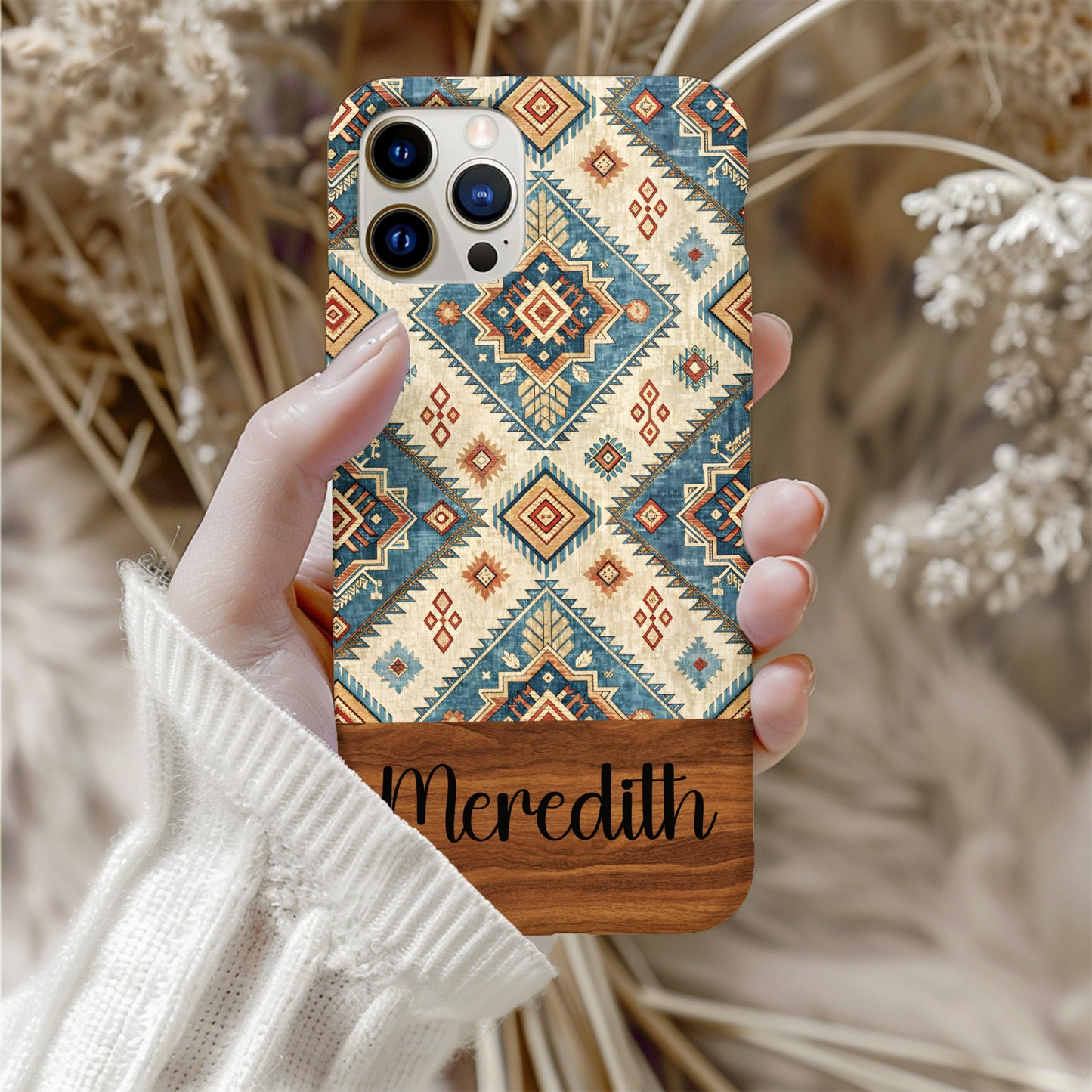 Personalized Aztec Pattern Meredith Phone Case