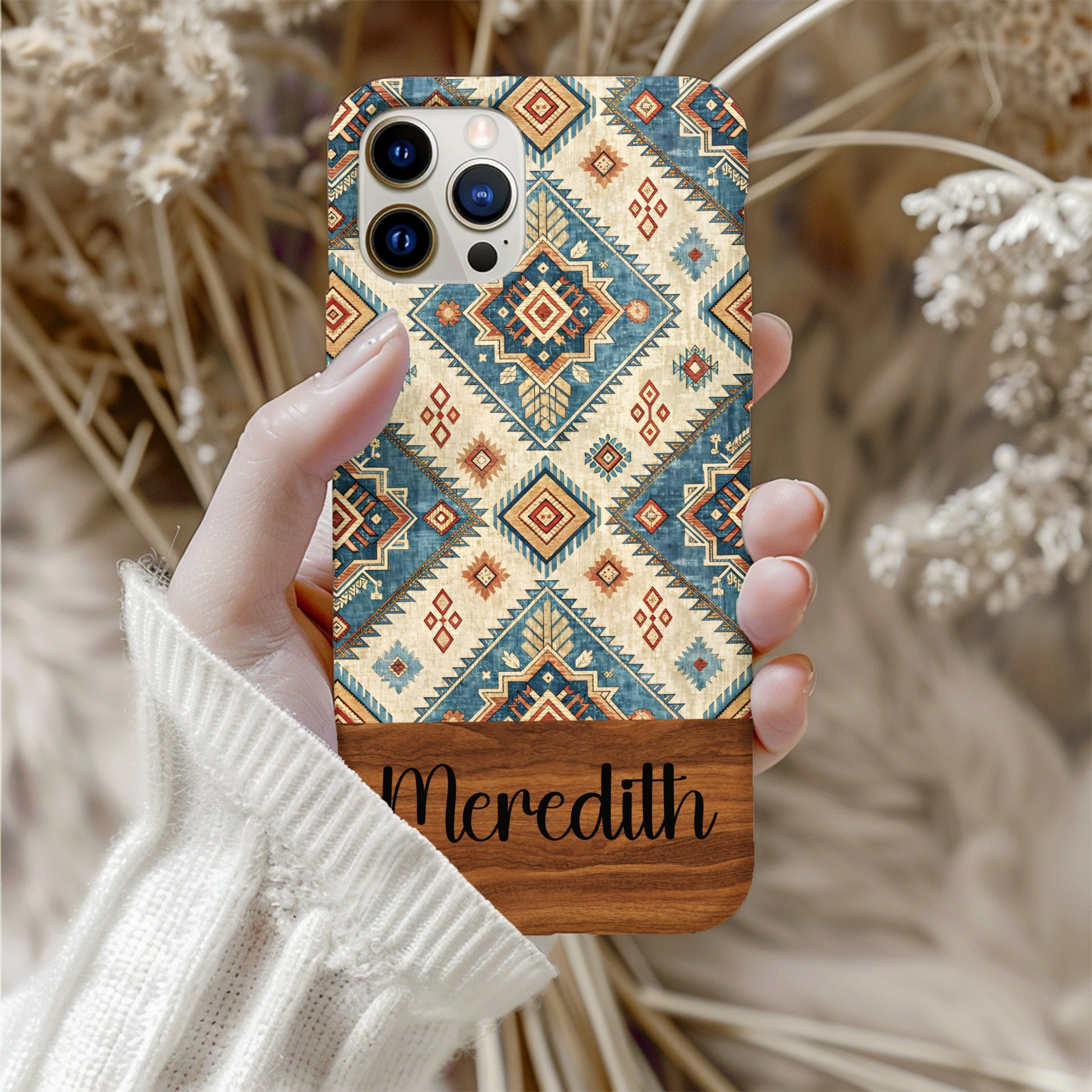 Personalized Aztec Pattern Meredith Phone Case