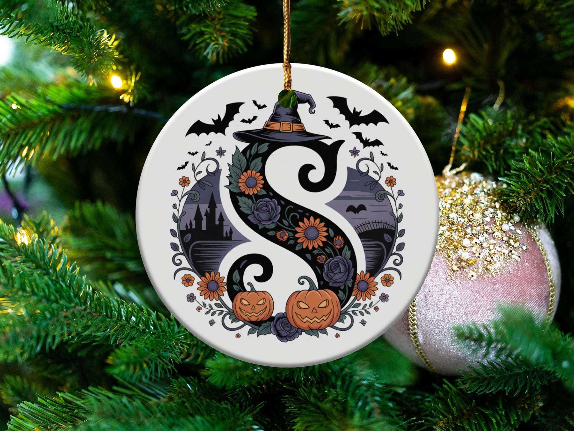 Halloween Themed Decorative Christmas Ornament product