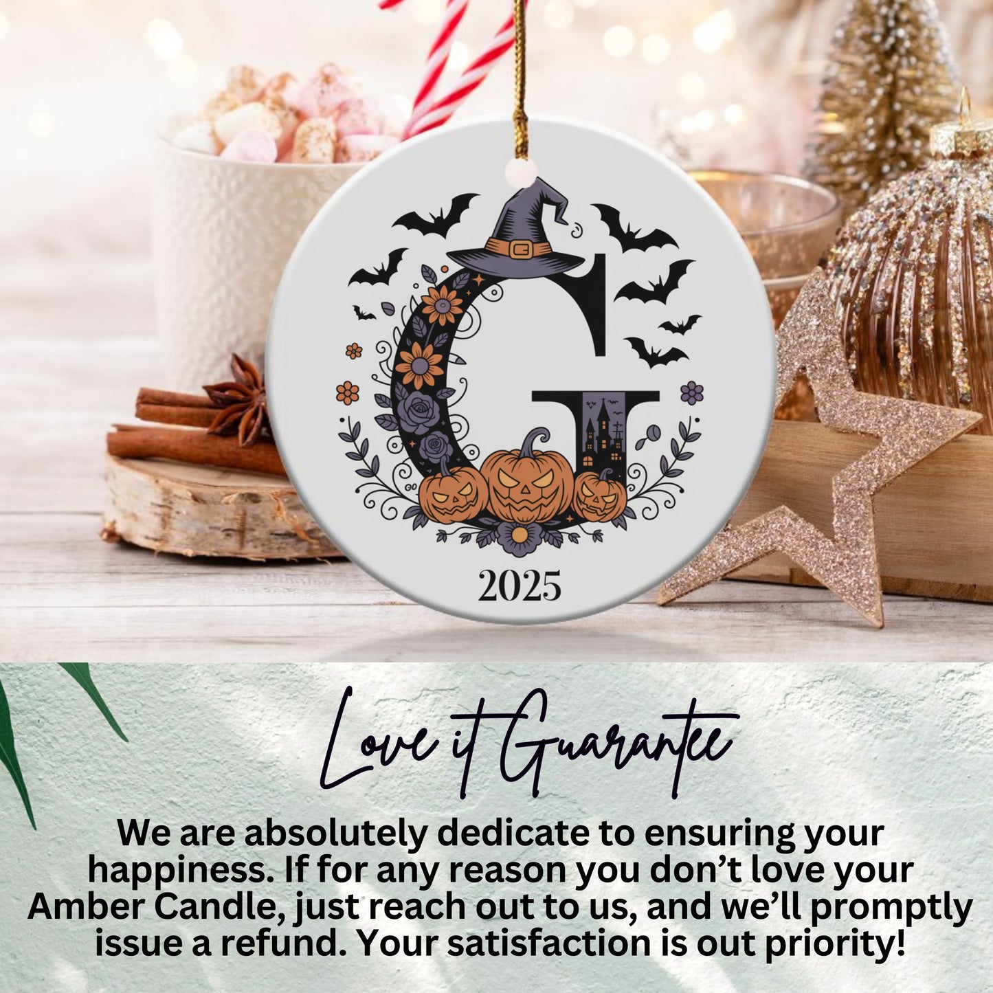 Personalized Halloween Ornament Collectible product