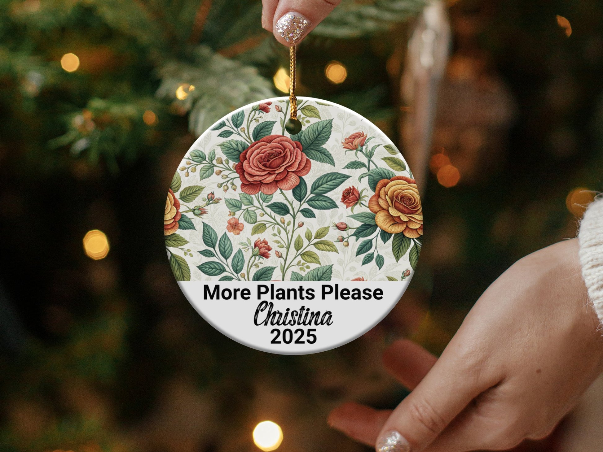 More Plants Please Christina 2025 Floral Ornament product type
