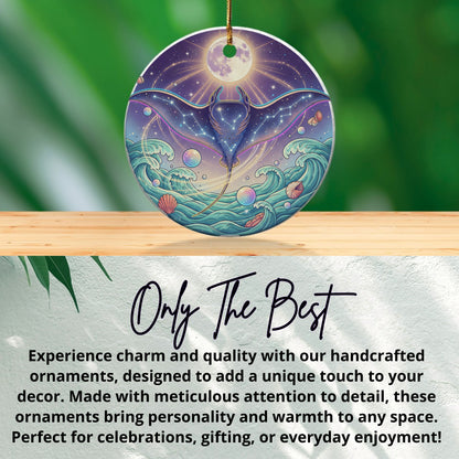 Mystical Celestial Whale Ornament Unique Decor product type