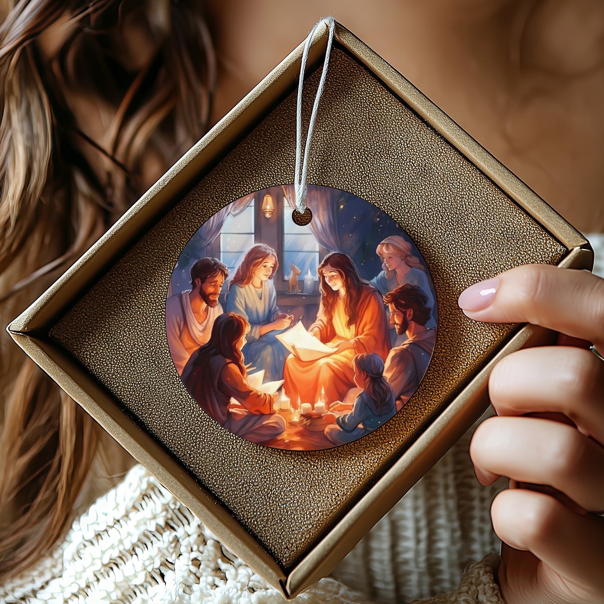 Nativity Scene Christmas Ornament holiday decor product