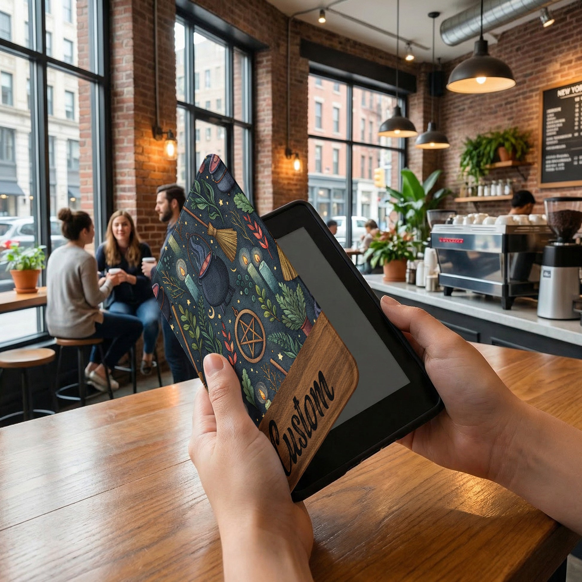 Custom Witchcraft Theme Tablet Cover Sleeve