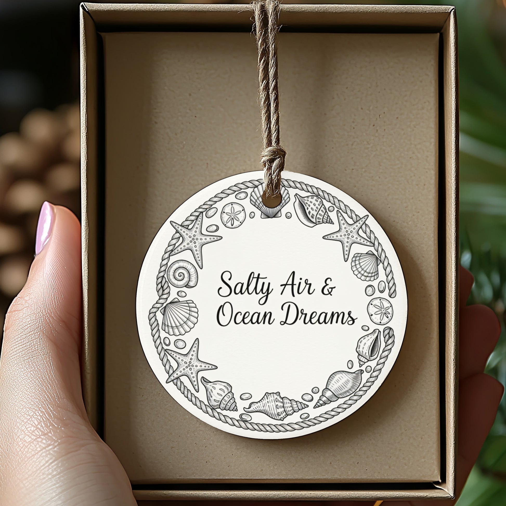 Salty Air & Ocean Dreams Beach Themed Ornament product type