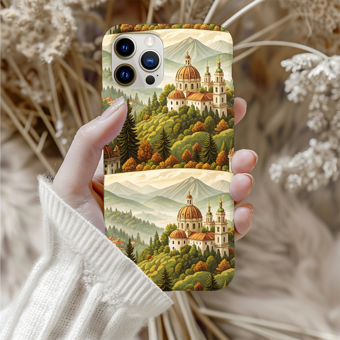 European Landscape Church iPhone Case Cover