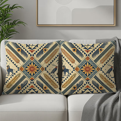 Bohemian Style Geometric Pillow Covers for Home Decor