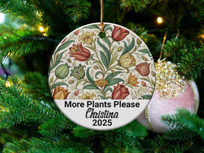 More Plants Please Floral Themed 2025 Round Christmas product