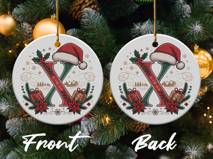 Personalized Christmas Santa Hat Ornaments product type