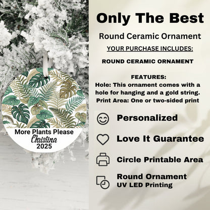 Only The Best Round Ceramic Ornament product type