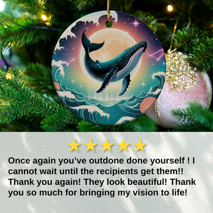 Whale Design Christmas Hanging Decoration Ornament product type