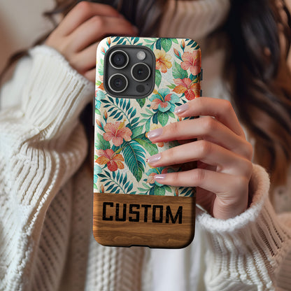 Custom Floral Design Phone Case for Personalized Style