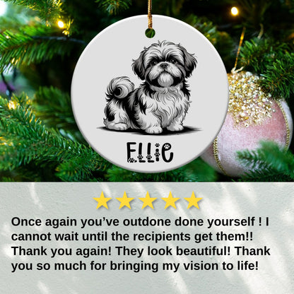 Personalized Dog Christmas Ornament Unique Gift product