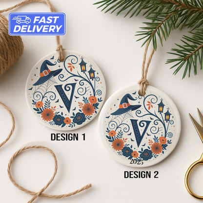 Personalized Halloween Holiday Ornament product