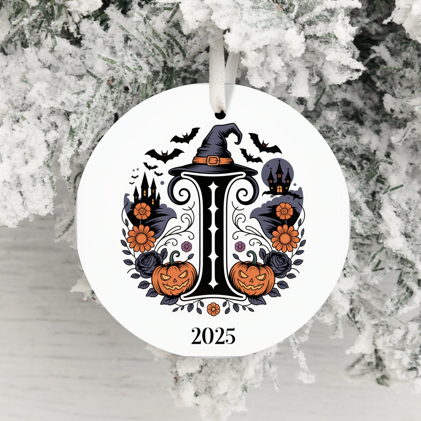 Halloween Decorated Round Ornament 2025 product type