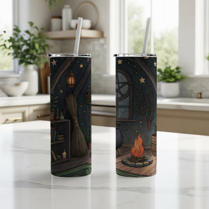 Magical Witchy Scene Insulated Tumbler Cup 20oz