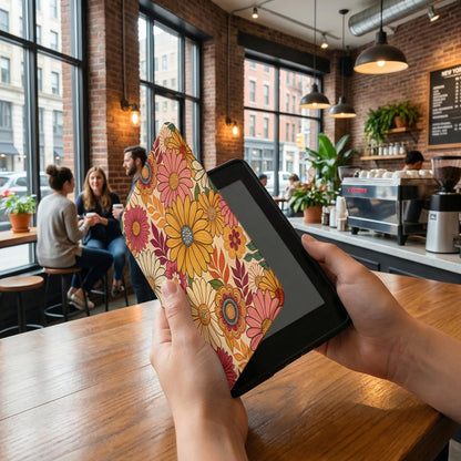 Floral Patterned Protective Case for Tablets or E-Readers