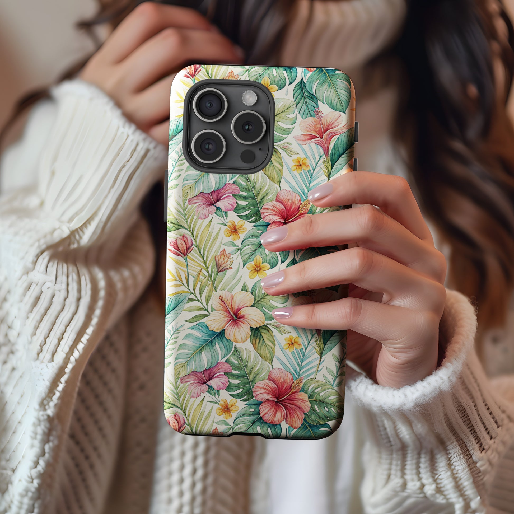 Floral Tropical Design Phone Case