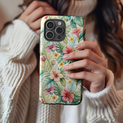 Floral Tropical Design Phone Case