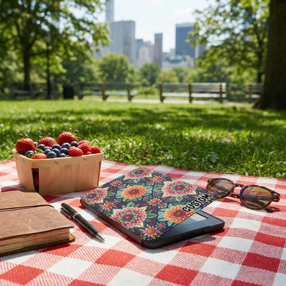 Colorful Floral Design Custom Tablet Cover for Summer