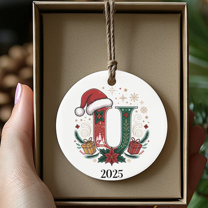 Personalized Christmas 2025 Ornament U product