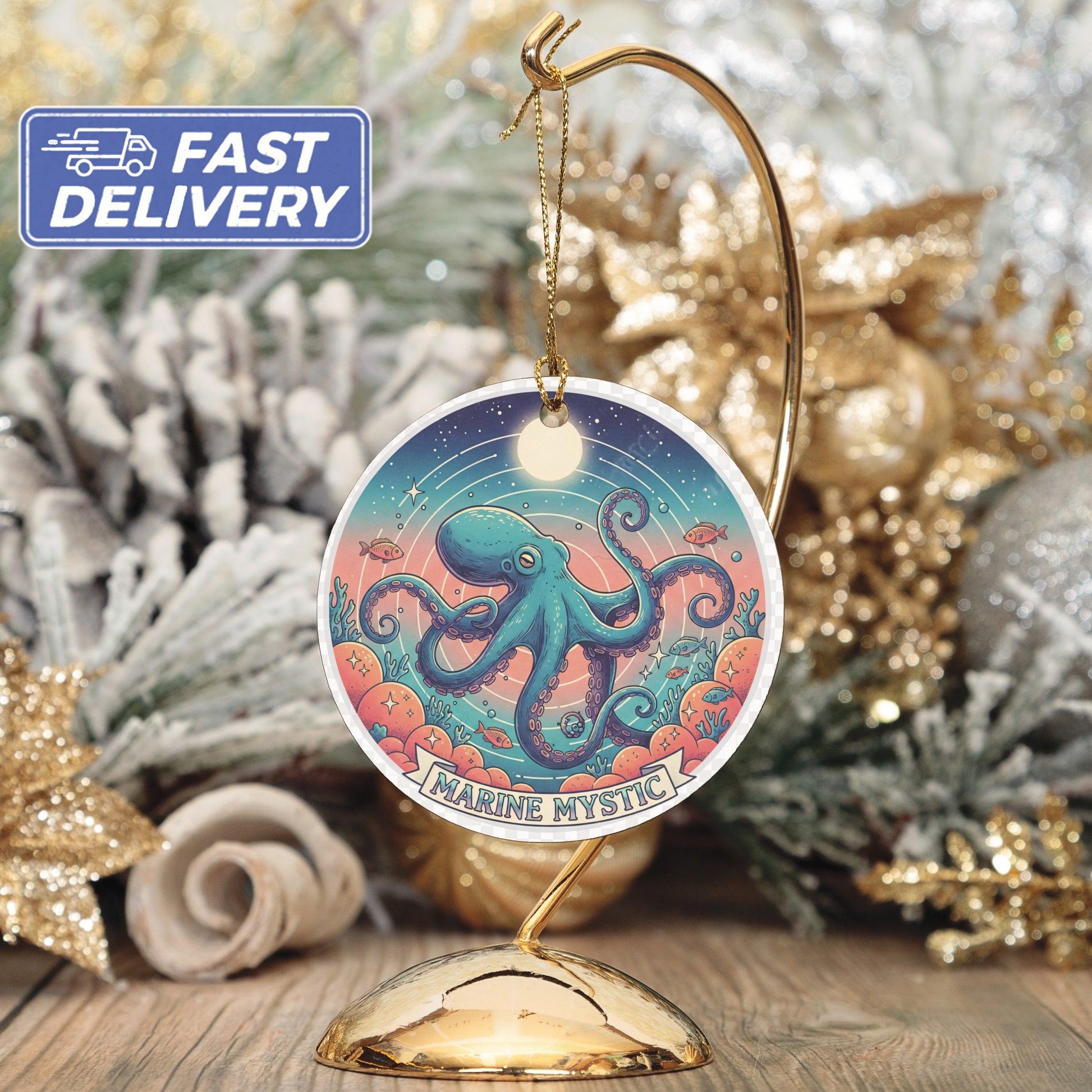 Marine Mystic Artwork Ornament for Holiday Decoration product