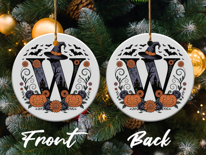 Halloween Theme Letter W Ornament product