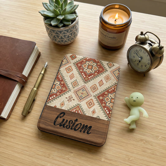 Custom Aztec Patterned Desk Accessory Pad