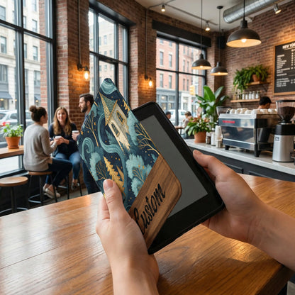 Custom Designed Tablet Case with Unique Art Design