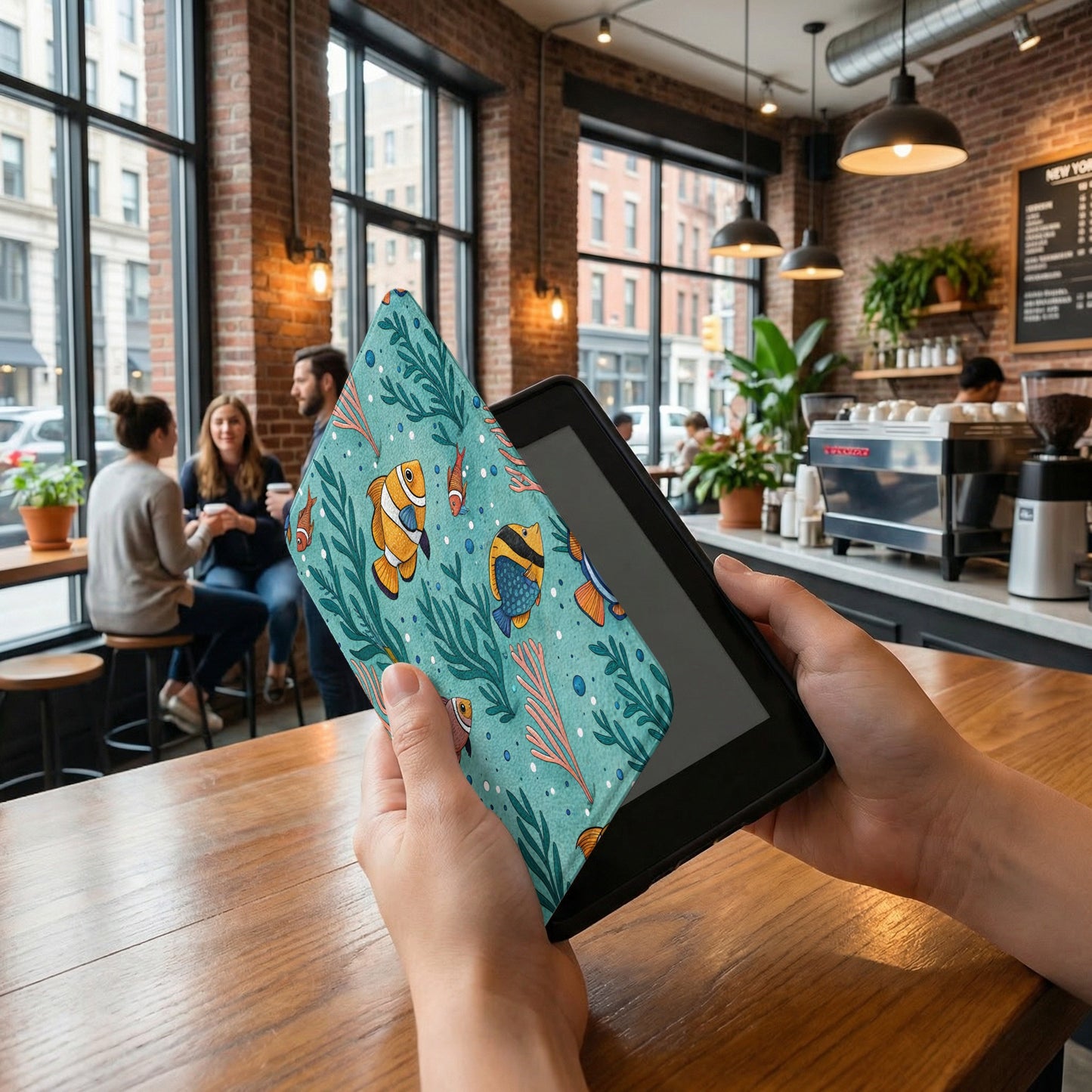 Vibrant Underwater Scenes Tablet Sleeve for Stylish Protection