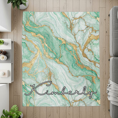 Green Marble Kimberly Design Customized Floor Mat