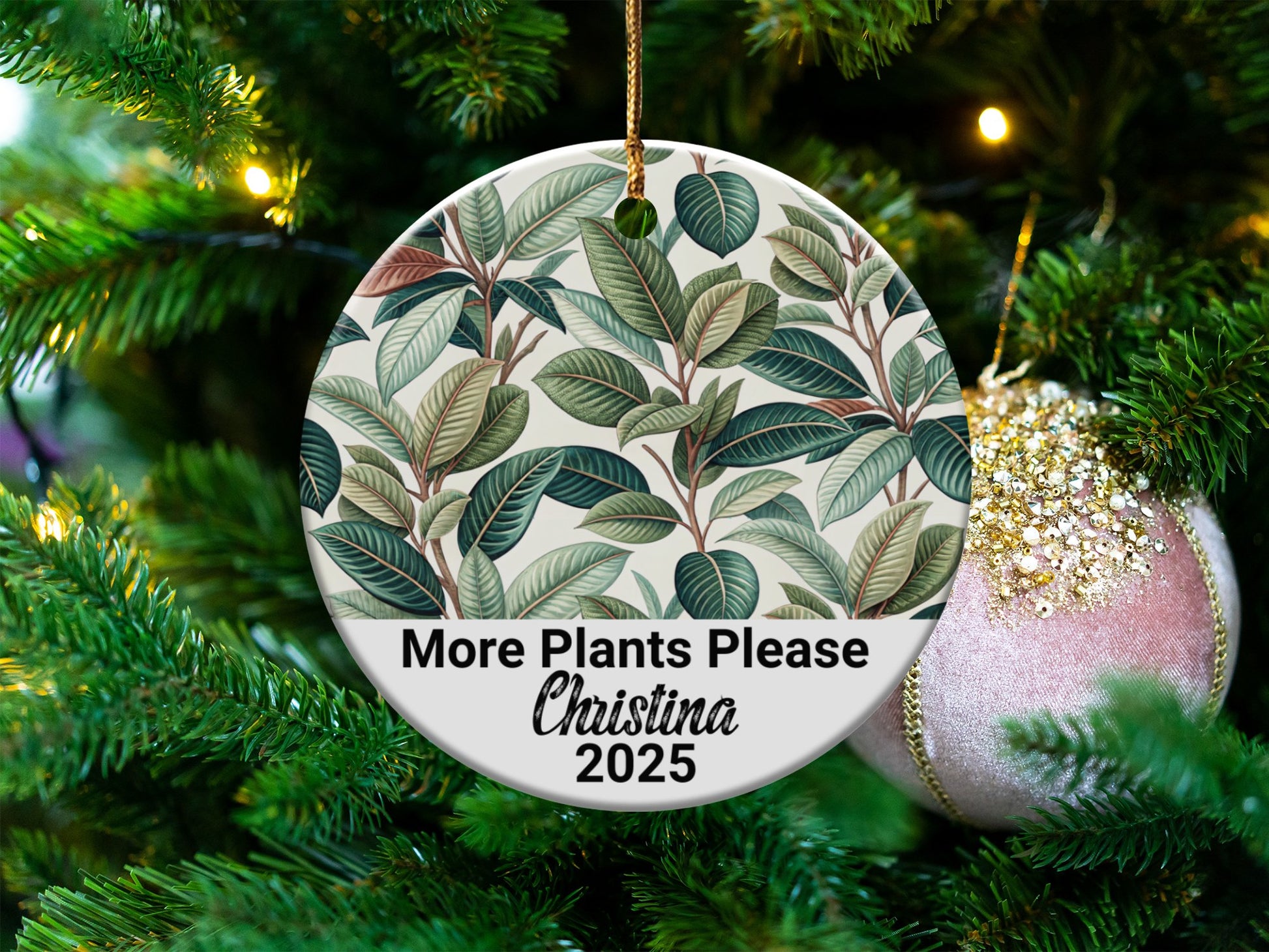 More Plants Please Christmas 2025 ornament product