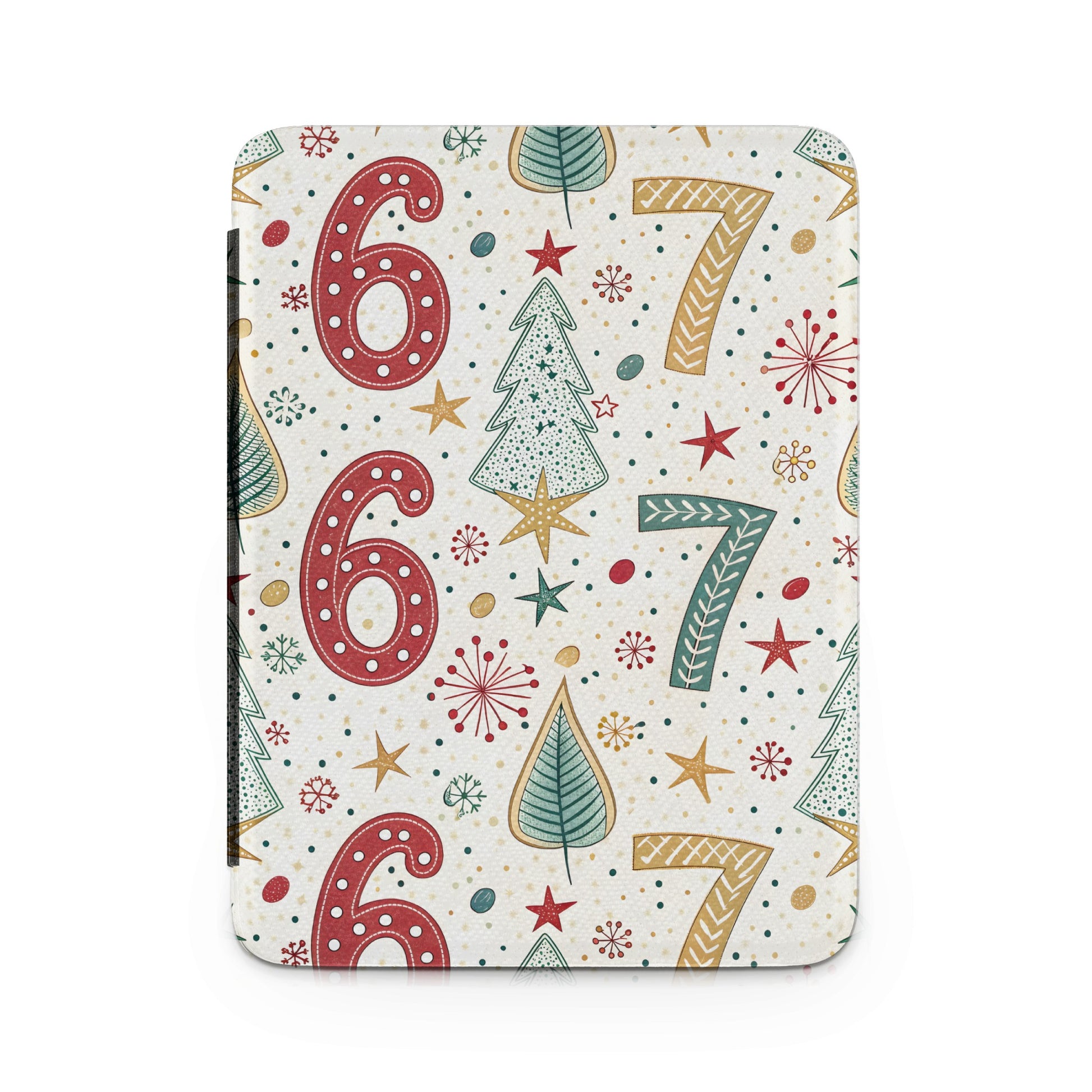 Christmas Tree and Numbers Design Holiday Cover