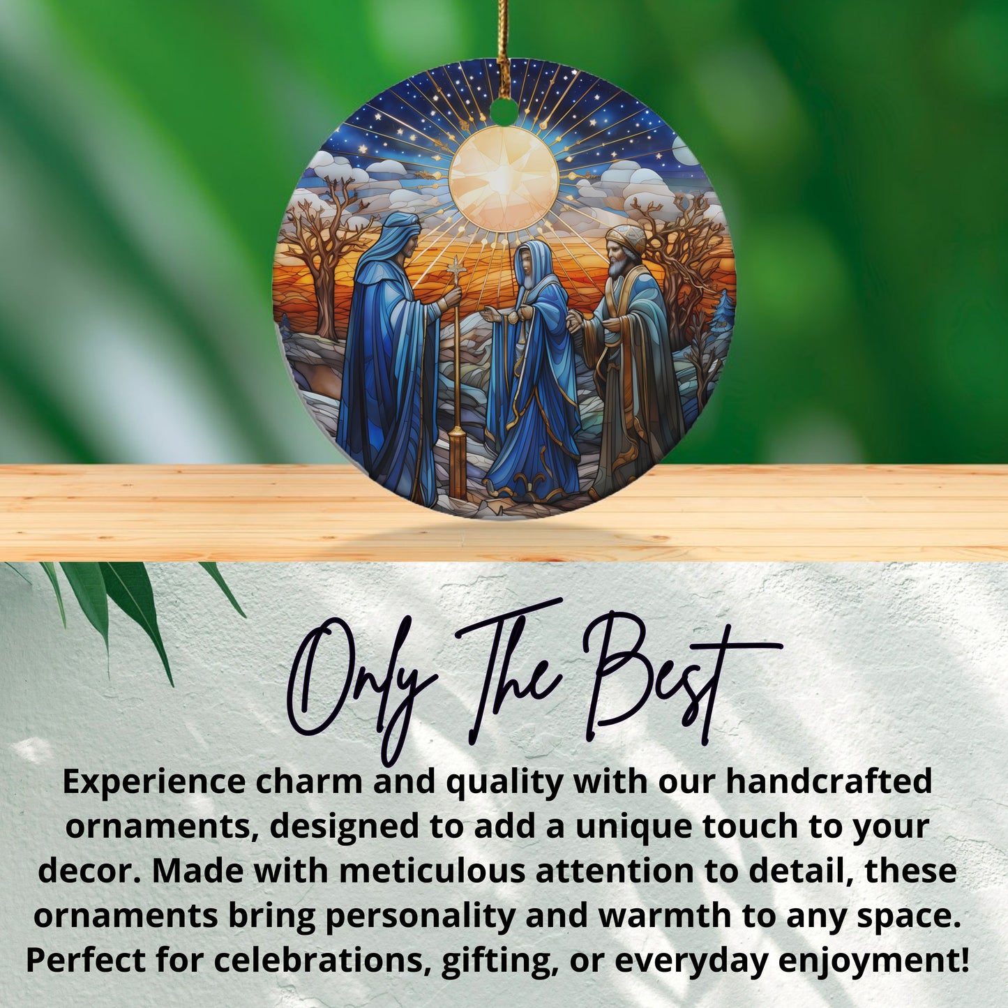 Nativity Scene Ornament Unique Decorative Product