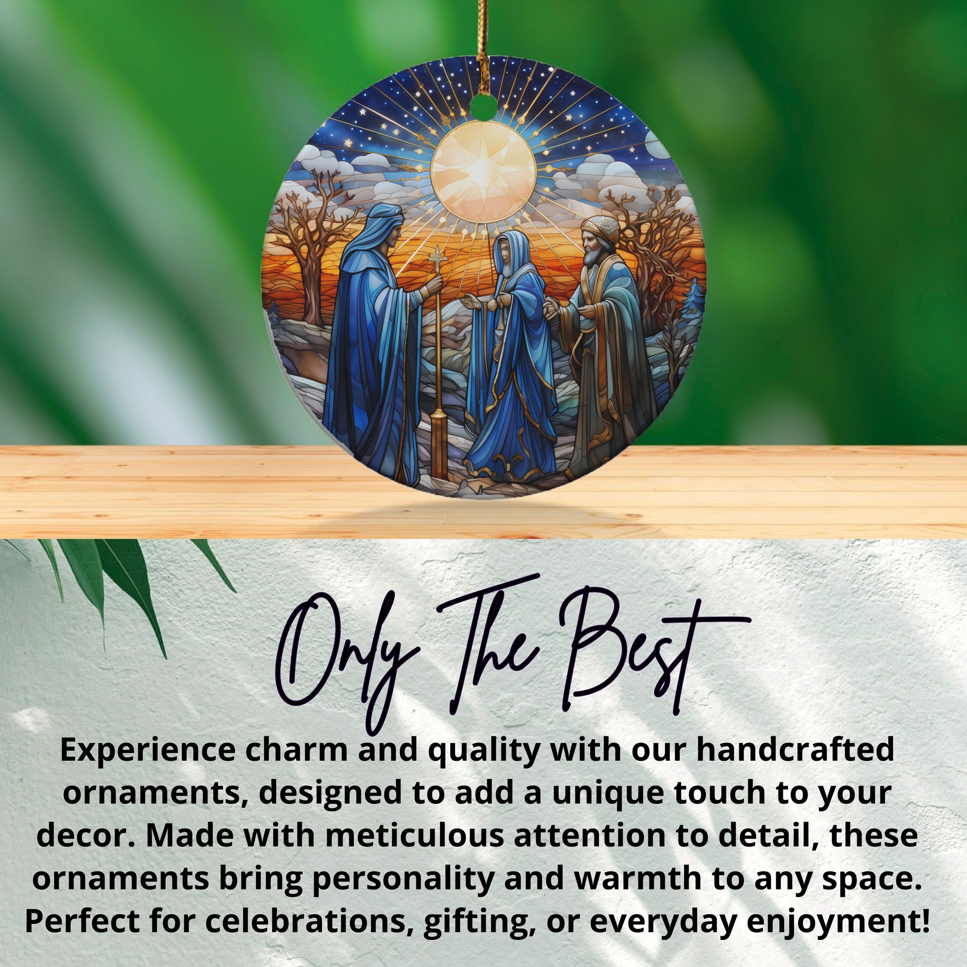 Nativity Scene Ornament Unique Decorative Product