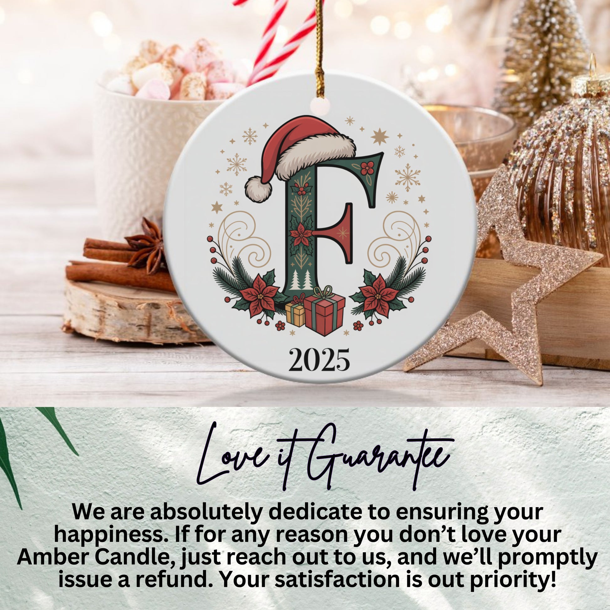 F 2025 Festive Ornament for Holiday Decor product