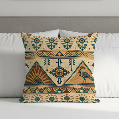Geometric Tribal Design Decorative Pillow Cover