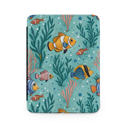 Colorful Underwater Fish Design Tablet Cover