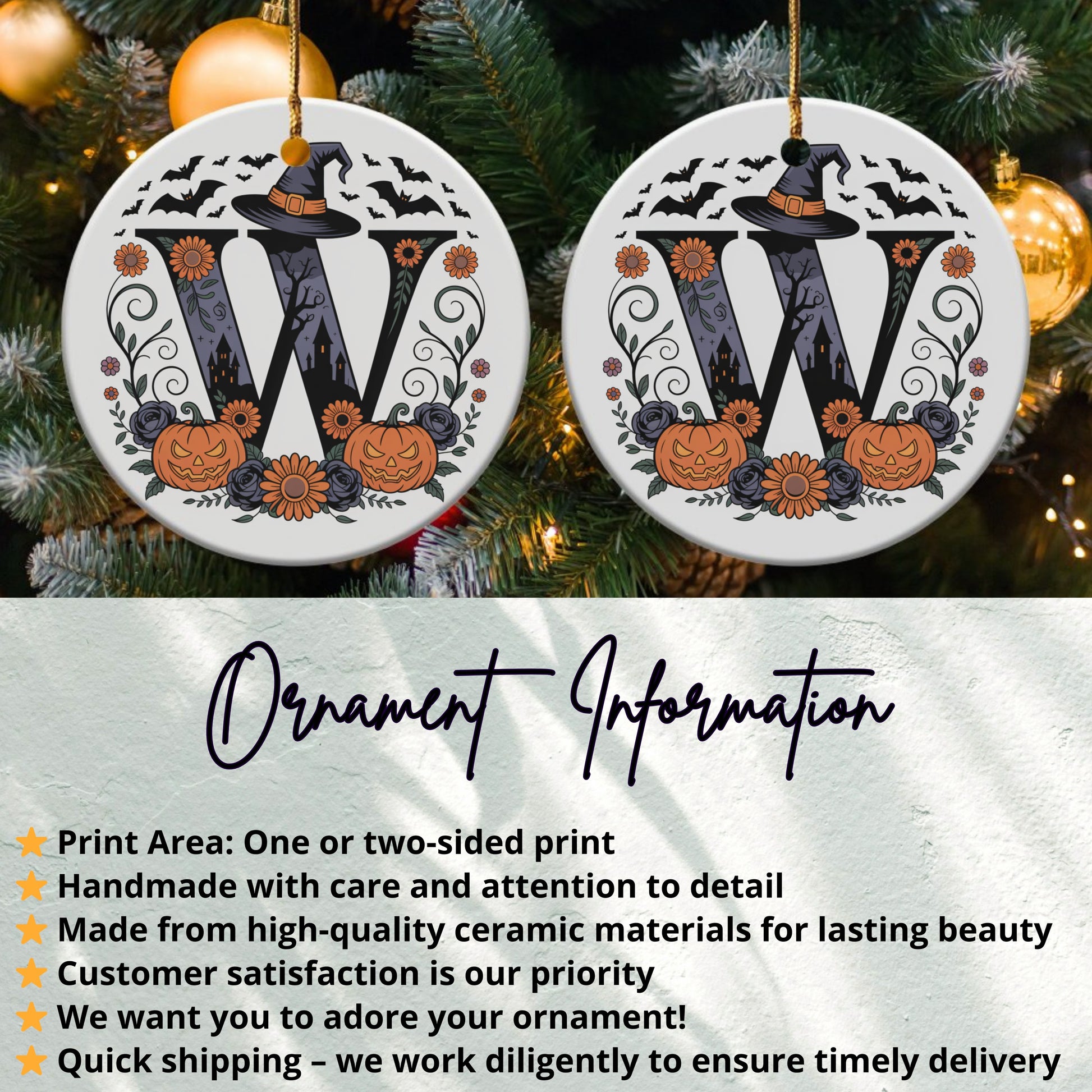 Halloween Witch Themed Hanging Ornament product