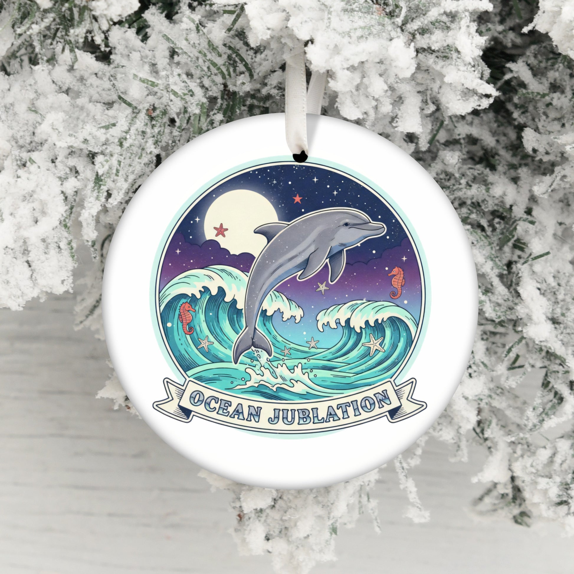 Ocean Jubilation Dolphin Hanging Ornament product type