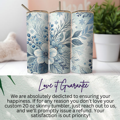 Beautifully Designed Custom 20 oz Skinny Tumbler