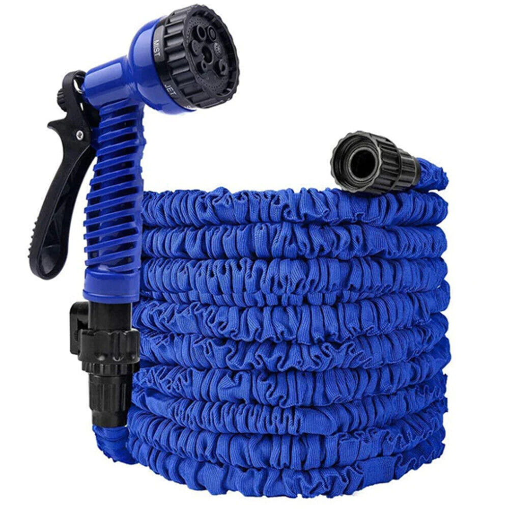 Expandable Garden Hose with 8-Function Spray Nozzle – 25FT, 50FT, 75FT, 100FT