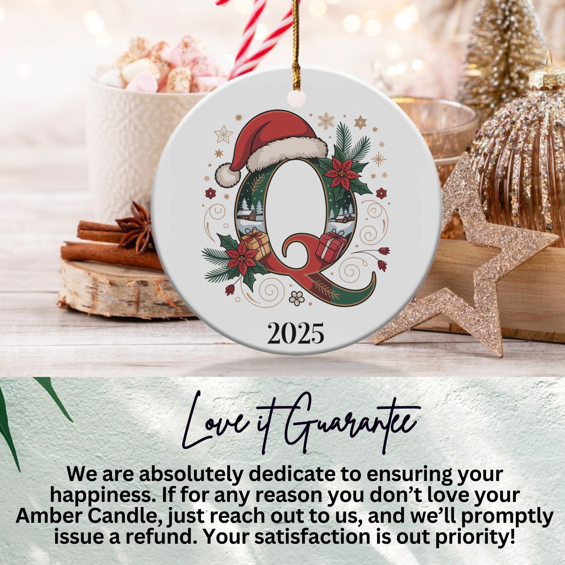 2025 Christmas Ornament with Santa Hat product