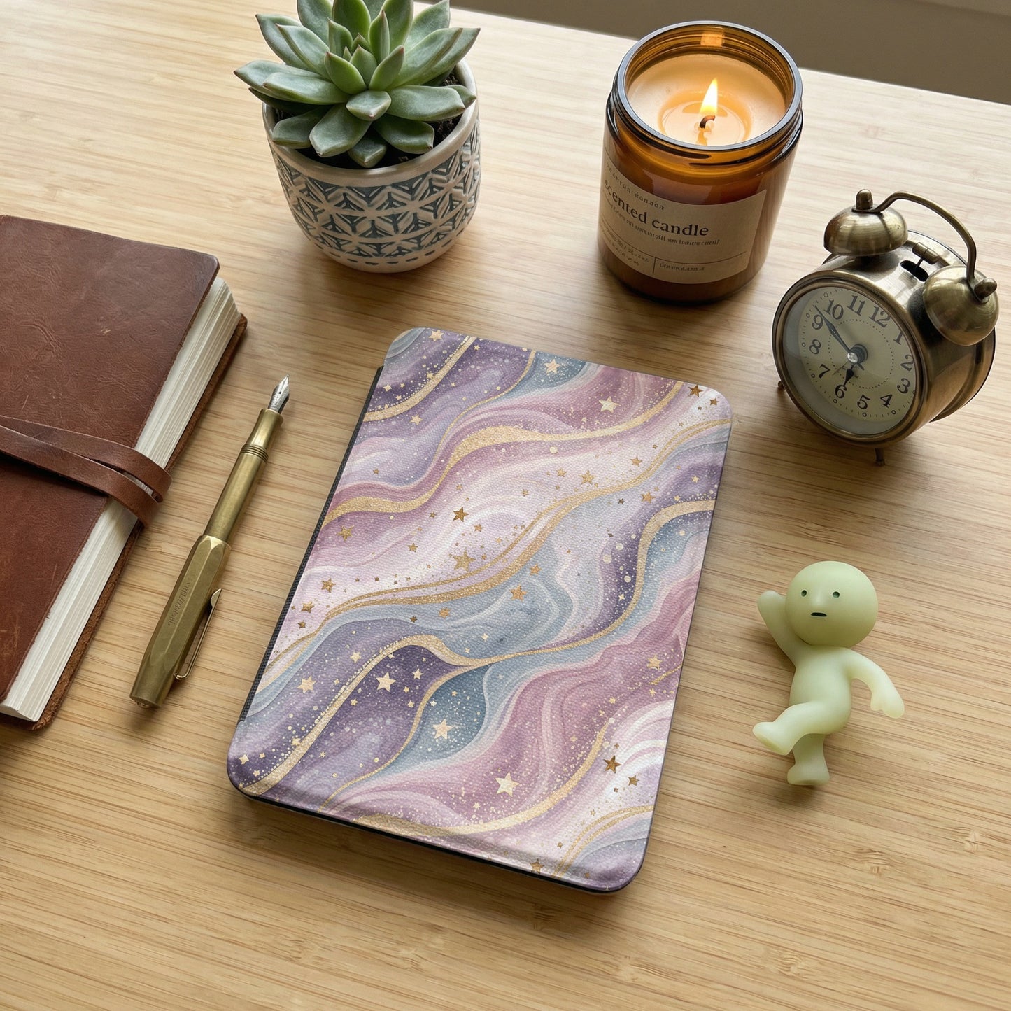 Colorful Galaxy Star Patterned Notebook for Creative Writing